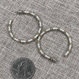 Stella & Dot Bamboo Hoops